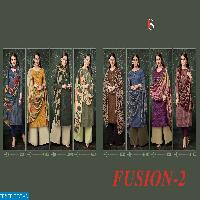 Fusion vol-2 Wholesale Winter pashmina Dress material